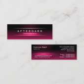 Carte De Visite Mini Film Trailer 01 (Devant / Derrière)