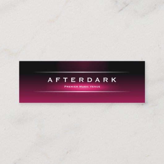 Carte De Visite Mini Film Trailer 01 (Devant)