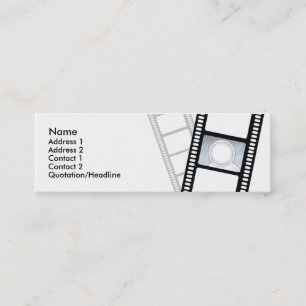 Carte De Visite Mini Filmstrip - maigre