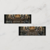 Carte De Visite Mini Finition élégante professionnelle de perle (Devant / Derrière)