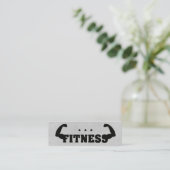 Carte De Visite Mini Fitness Flex | Formateur personnel (Debout devant)