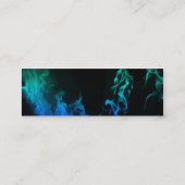 Carte De Visite Mini Flammes bleues II (Dos)