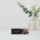 Carte De Visite Mini Fleur de cerise, Sakura, fleuriste, Fleur Shop (Debout devant)
