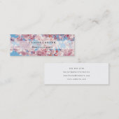 Carte De Visite Mini Fleur de cerisiers | Photographe (Devant / Derrière)