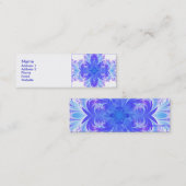 Carte De Visite Mini Fleur de Croix V (Devant / Derrière)