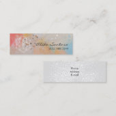 Carte De Visite Mini Fleur de la vie (Devant / Derrière)