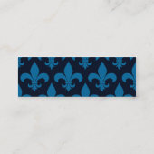 Carte De Visite Mini Fleur de lis Motif Classic (Dos)