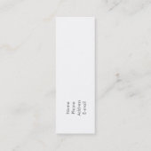 Carte De Visite Mini Fleur de Vie (Dos)