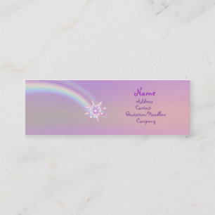 Carte De Visite Mini Fleur en verre