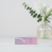 Carte De Visite Mini Fleur en verre (Debout devant)