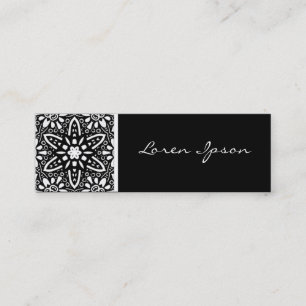 Carte De Visite Mini Fleur kaléïdoscopique