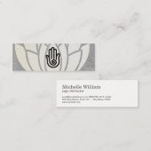 Carte De Visite Mini Fleur Lotus | Main | Yoga (Devant / Derrière)