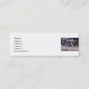 Carte De Visite Mini Fleur sauvage