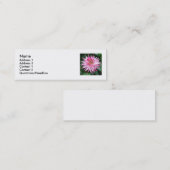 Carte De Visite Mini fleurs 1 (Devant / Derrière)