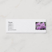 Carte De Visite Mini Fleurs de lavande (Devant)
