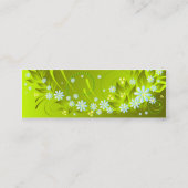 Carte De Visite Mini fleurs de printemps (Dos)