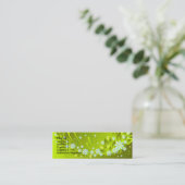 Carte De Visite Mini fleurs de printemps (Debout devant)
