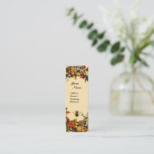 CARTE DE VISITE MINI FLEURS DE PRINTEMPS HONEY ABEE MAINTIEN SCEAU BROW (Debout devant)