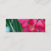 Carte De Visite Mini Fleurs roses (Dos)