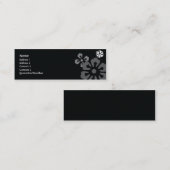 Carte De Visite Mini Fleurs - Splendeurs (Devant / Derrière)