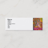 Carte De Visite Mini FLEURS SUR L'imaginaire ROSE IRIS (Devant)