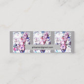 Carte De Visite Mini Floral (Dos)
