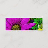 Carte De Visite Mini Floral (Dos)
