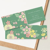 Carte De Visite Mini Floral Boho du jardin de printemps
