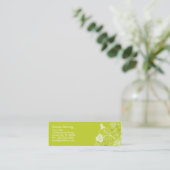 Carte De Visite Mini Floral élégant (Debout devant)