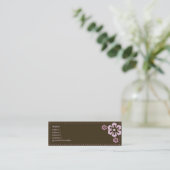 Carte De Visite Mini Floral - maigre (Debout devant)