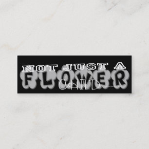 Carte De Visite Mini Flower Child - Social Media Personal Card