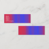 Carte De Visite Mini Flux de couleurs (Devant / Derrière)