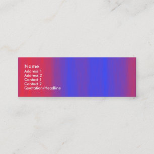Carte De Visite Mini Flux de couleurs