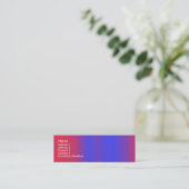 Carte De Visite Mini Flux de couleurs (Debout devant)