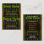 Carte De Visite Mini Flyers de l'Eastern Earth Event Party (Devant / Derrière)