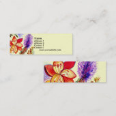 Carte De Visite Mini Fonctionnement avec le vent (Devant / Derrière)