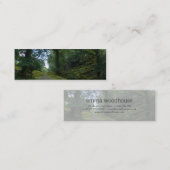 Carte De Visite Mini Forêt enchantée (Devant / Derrière)