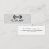 Carte De Visite Mini Formateur personnel | Poids (Devant / Derrière)