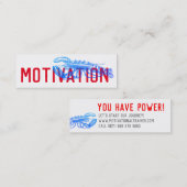 Carte De Visite Mini Formation à la motivation (Devant / Derrière)