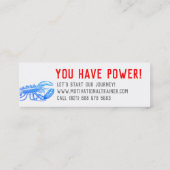 Carte De Visite Mini Formation à la motivation (Dos)