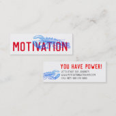 Carte De Visite Mini Formation en motivation (Devant / Derrière)