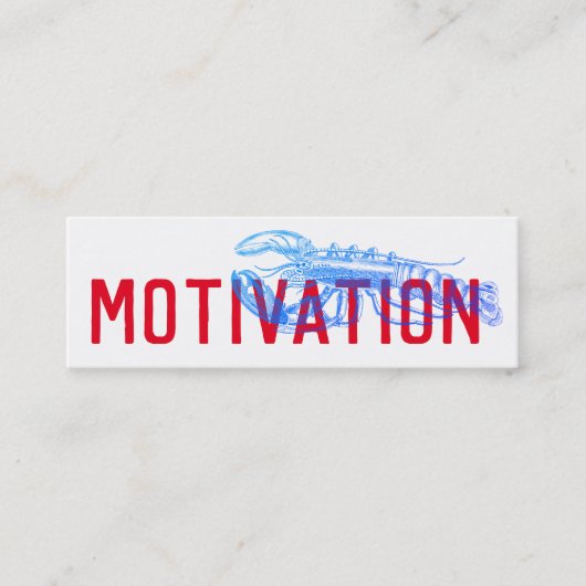 Carte De Visite Mini Formation en motivation (Devant)
