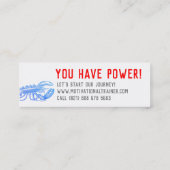 Carte De Visite Mini Formation en motivation (Dos)