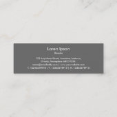 Carte De Visite Mini Forme du bateau - Kaleidoscope 01 (Dos)