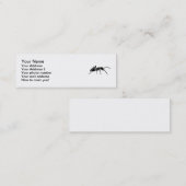 Carte De Visite Mini Fourmi noire (Devant / Derrière)