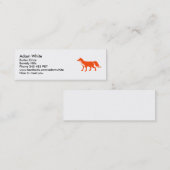 Carte De Visite Mini Fox (Devant / Derrière)