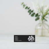 Carte De Visite Mini fraise_blanc (Debout devant)