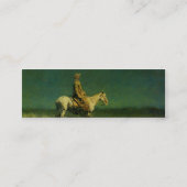 Carte De Visite Mini Frederic Remington's The Night Herder (vers 1908) (Dos)