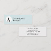 Carte De Visite Mini Friseur Visitenkarte moderne (Devant / Derrière)