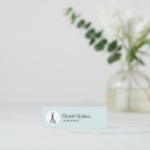 Carte De Visite Mini Friseur Visitenkarte moderne (Debout devant)